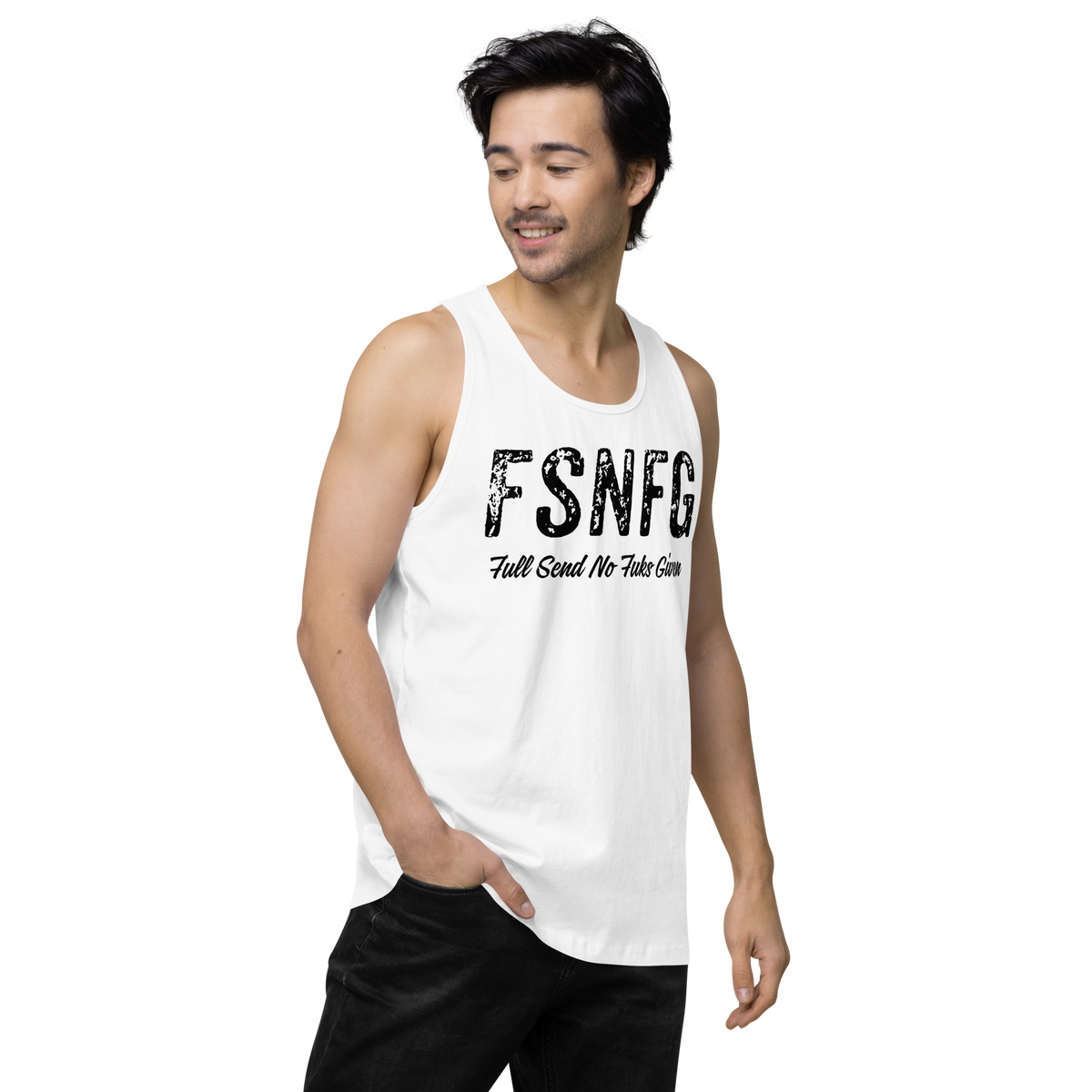 Graffiti Black Logo Tank Top