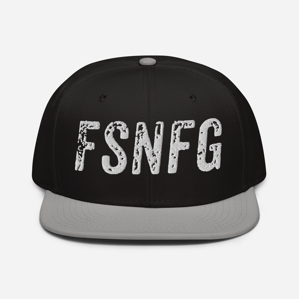 Graffiti Logo Snapback - Black/Grey