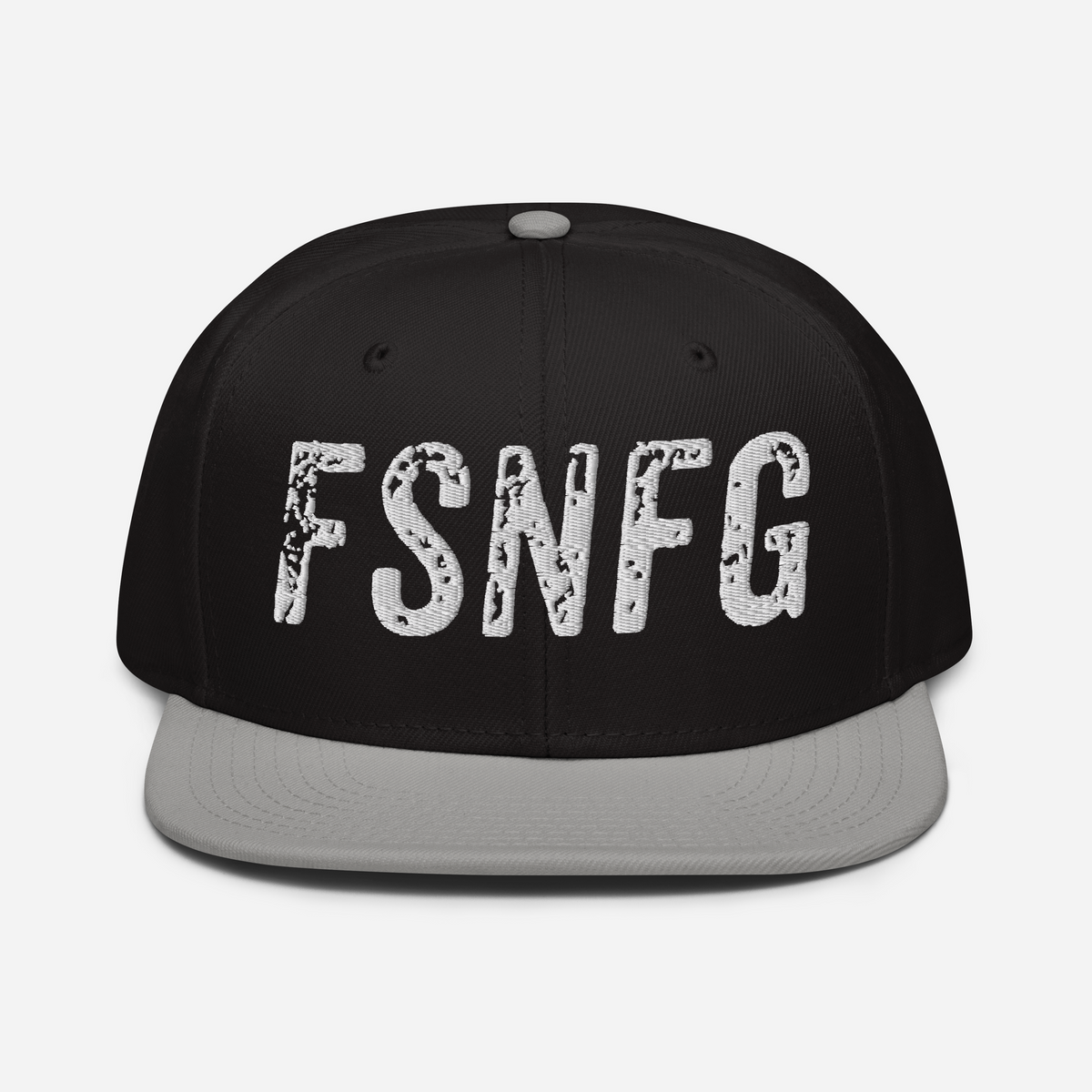Graffiti Logo Snapback - Black/Grey
