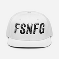 Graffiti Logo Snapback - White