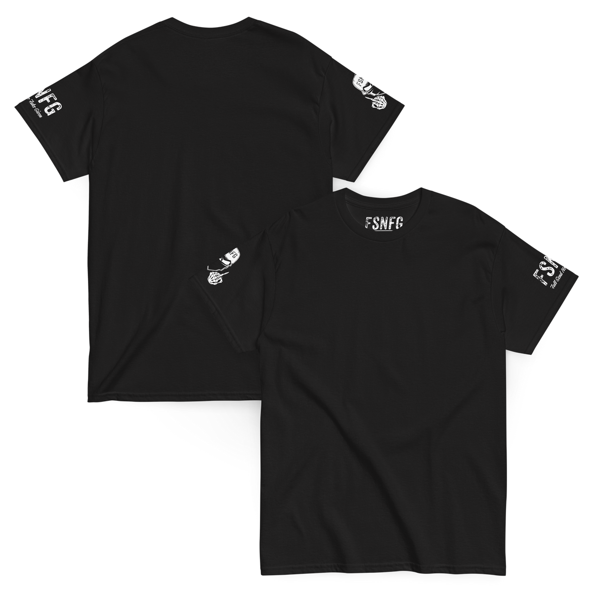 Basic White Logo Tee