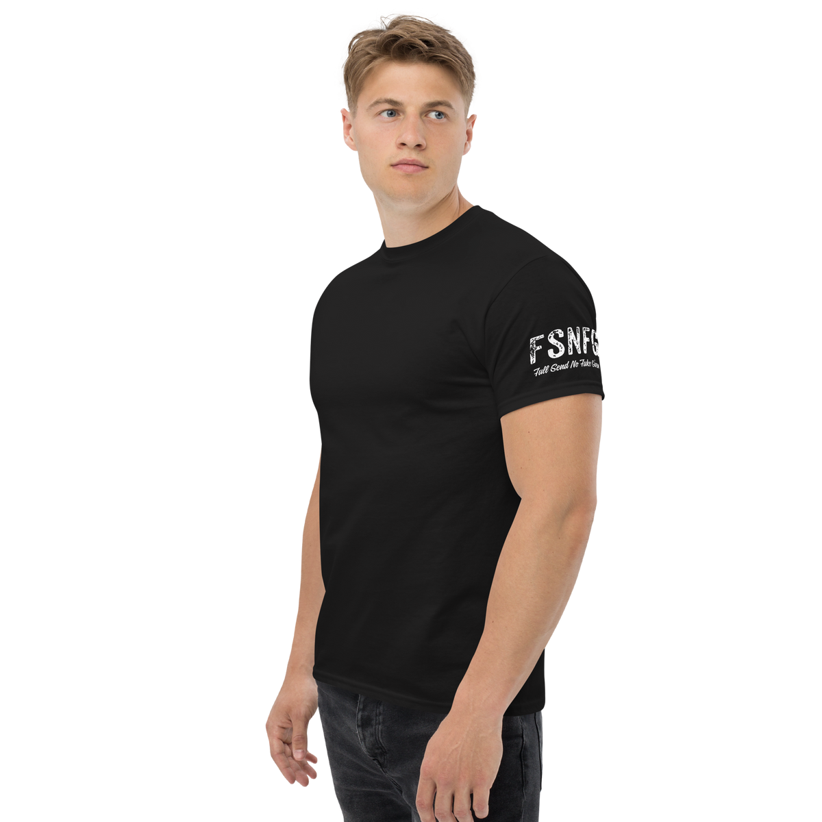Basic White Logo Tee
