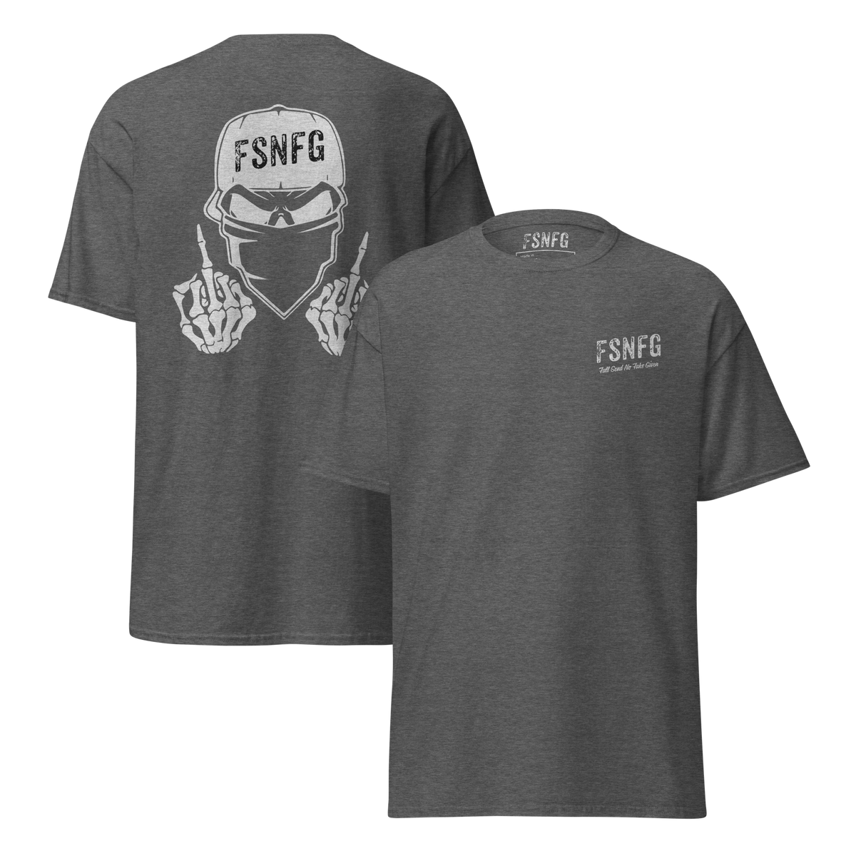 Retro White Logo Tee