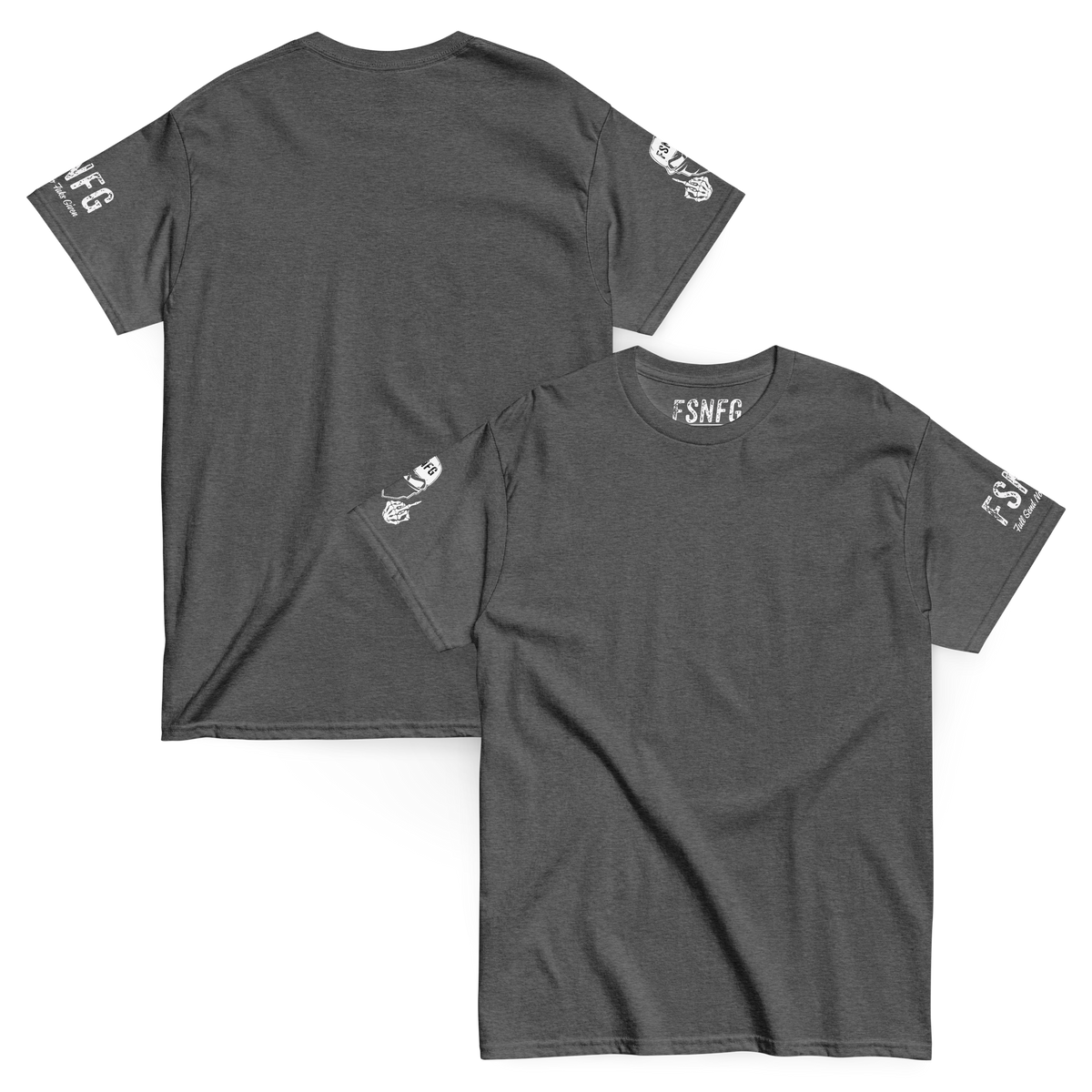 Basic White Logo Tee
