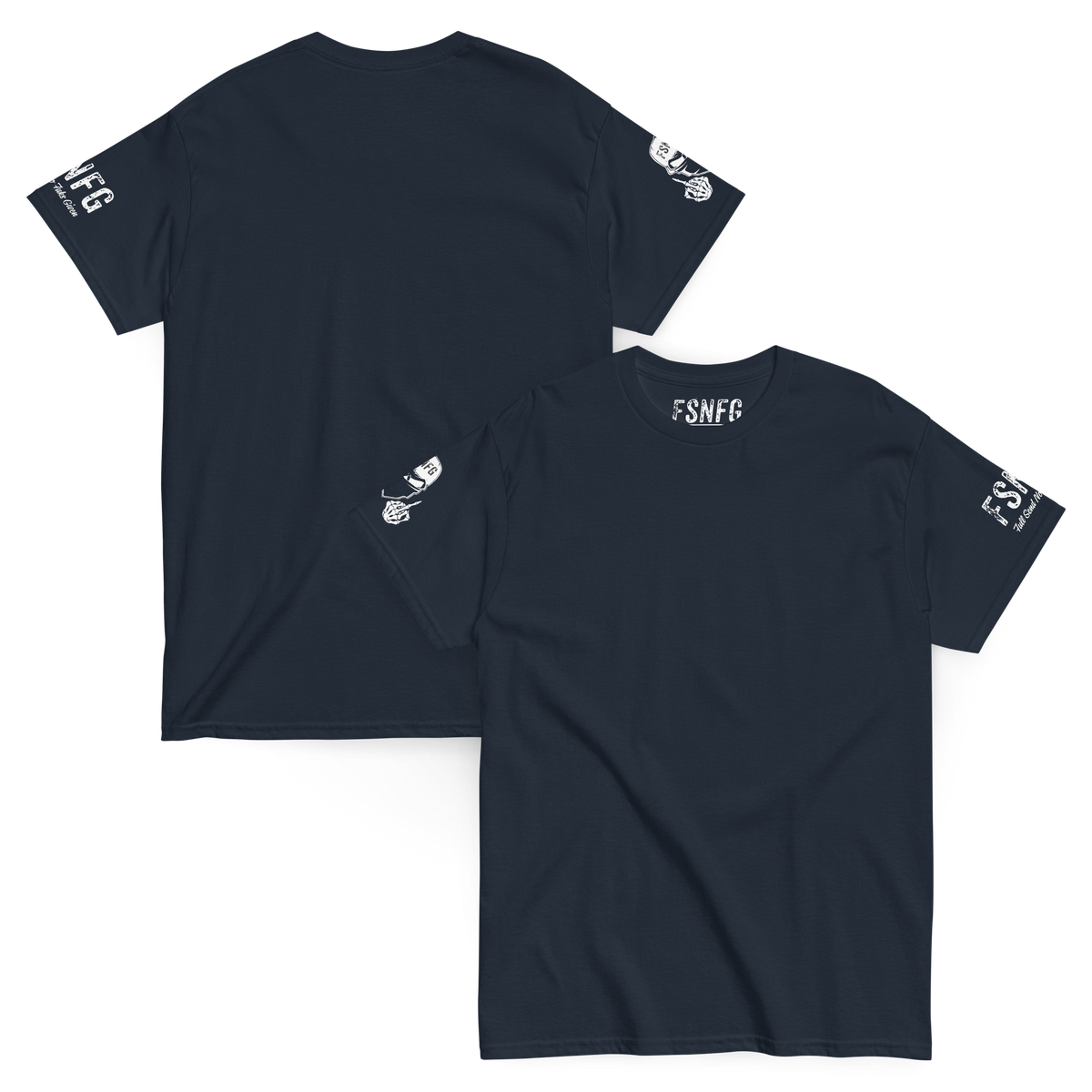Basic White Logo Tee