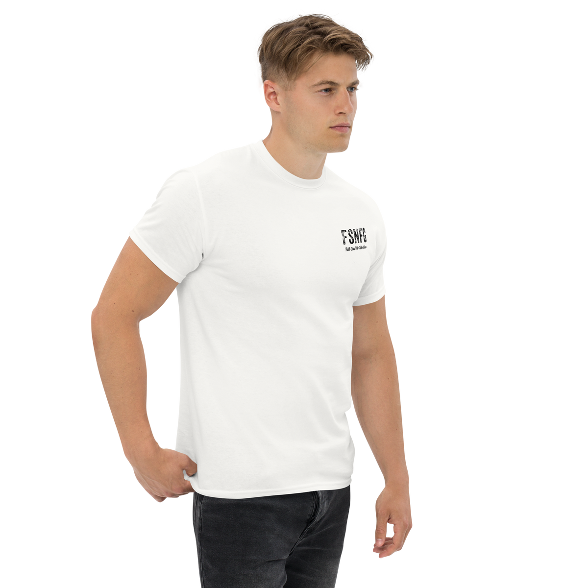 Retro Black Logo Tee