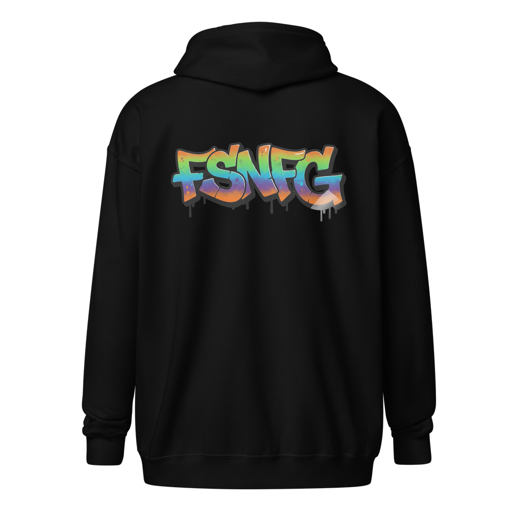 Drip Logo Unisex zip hoodie