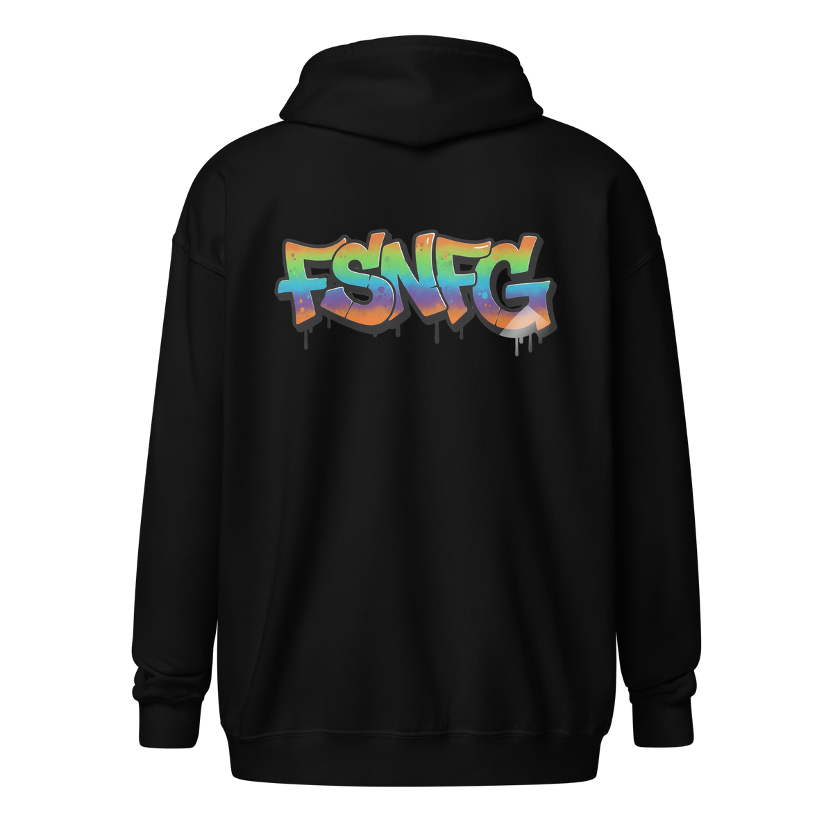 Drip Logo Unisex zip hoodie