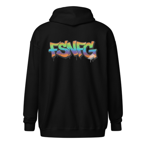 Drip Logo Unisex zip hoodie