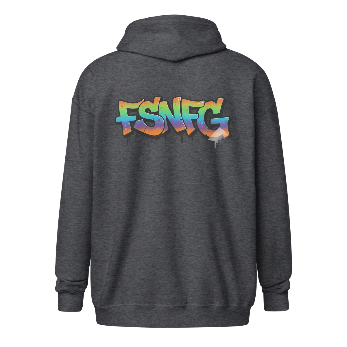 Drip Logo Unisex zip hoodie