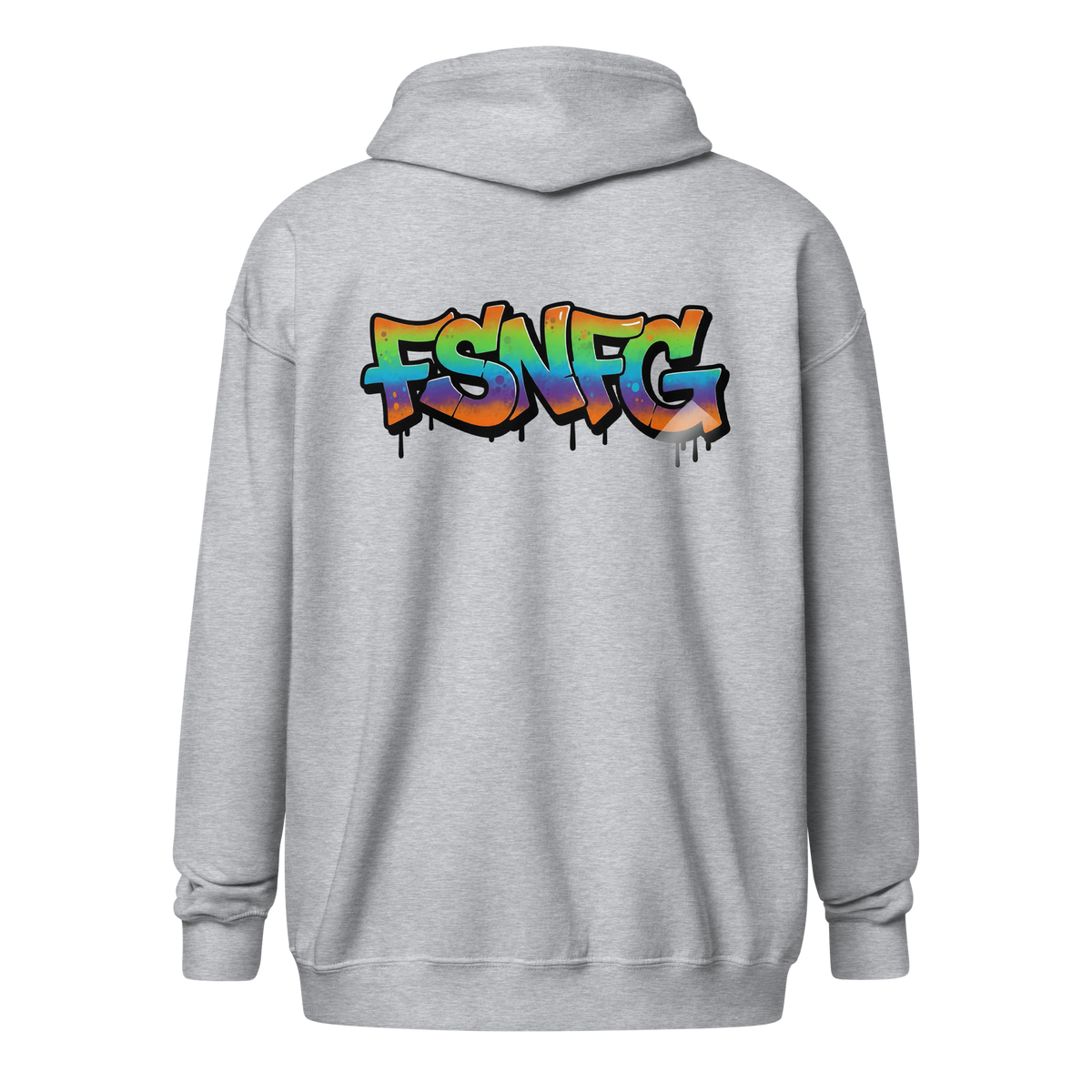 Drip Logo Unisex zip hoodie