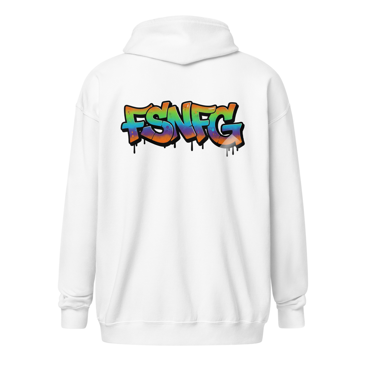 Drip Logo Unisex zip hoodie