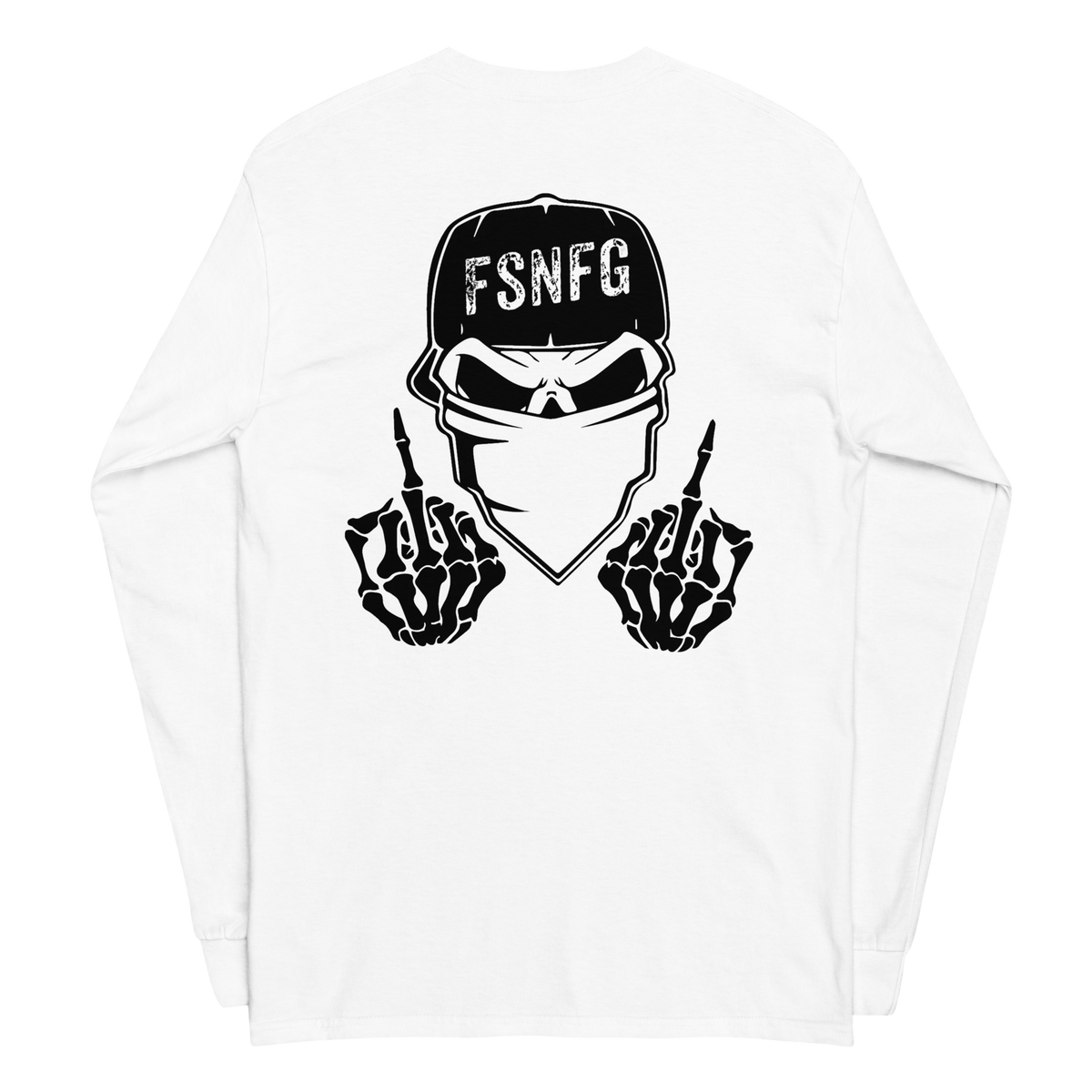 Retro Black Logo Long Sleeve Tee