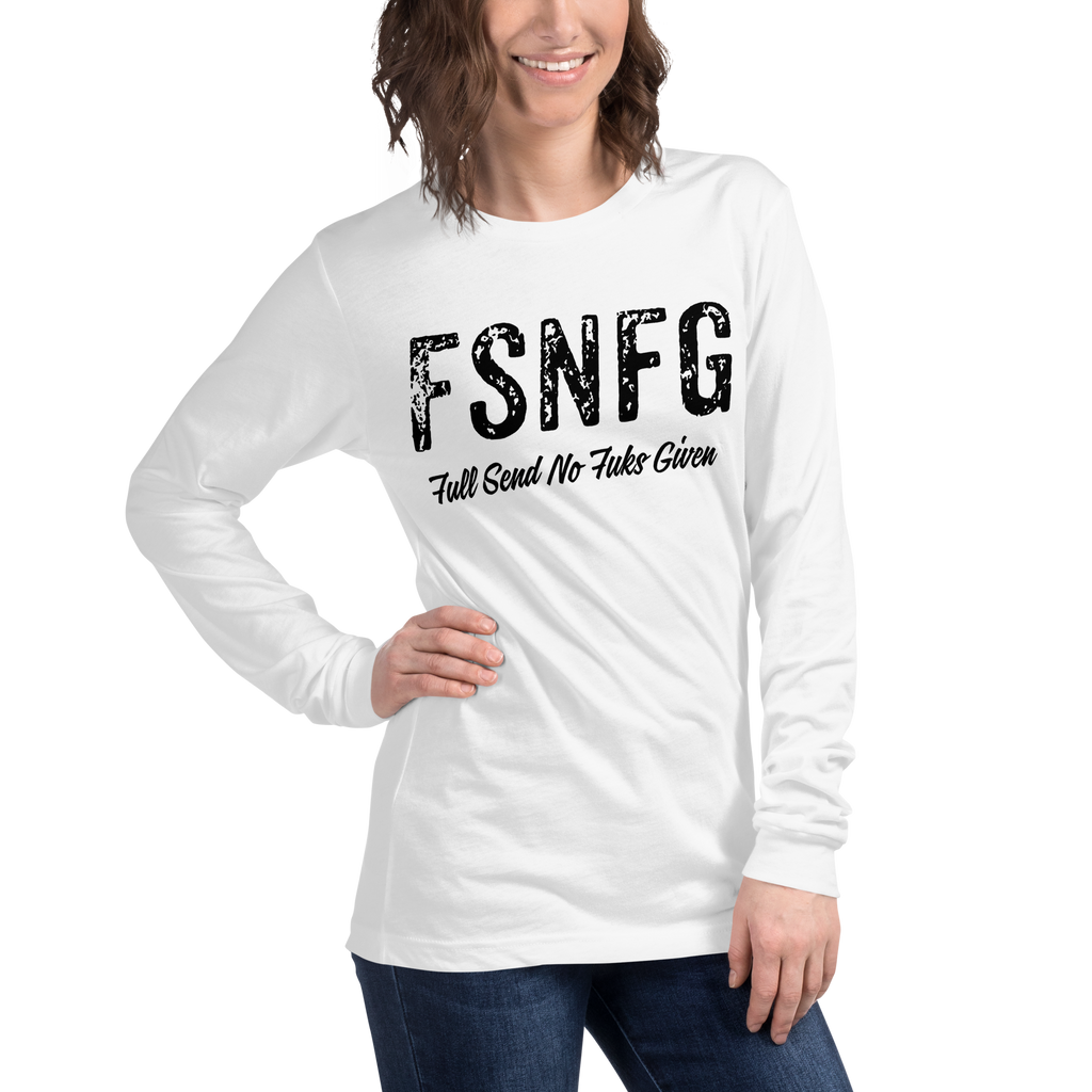 Ladies Graffiti Black Logo Long Sleeve