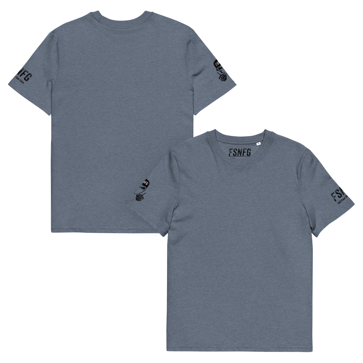 Ladies Basic Black Logo Tee