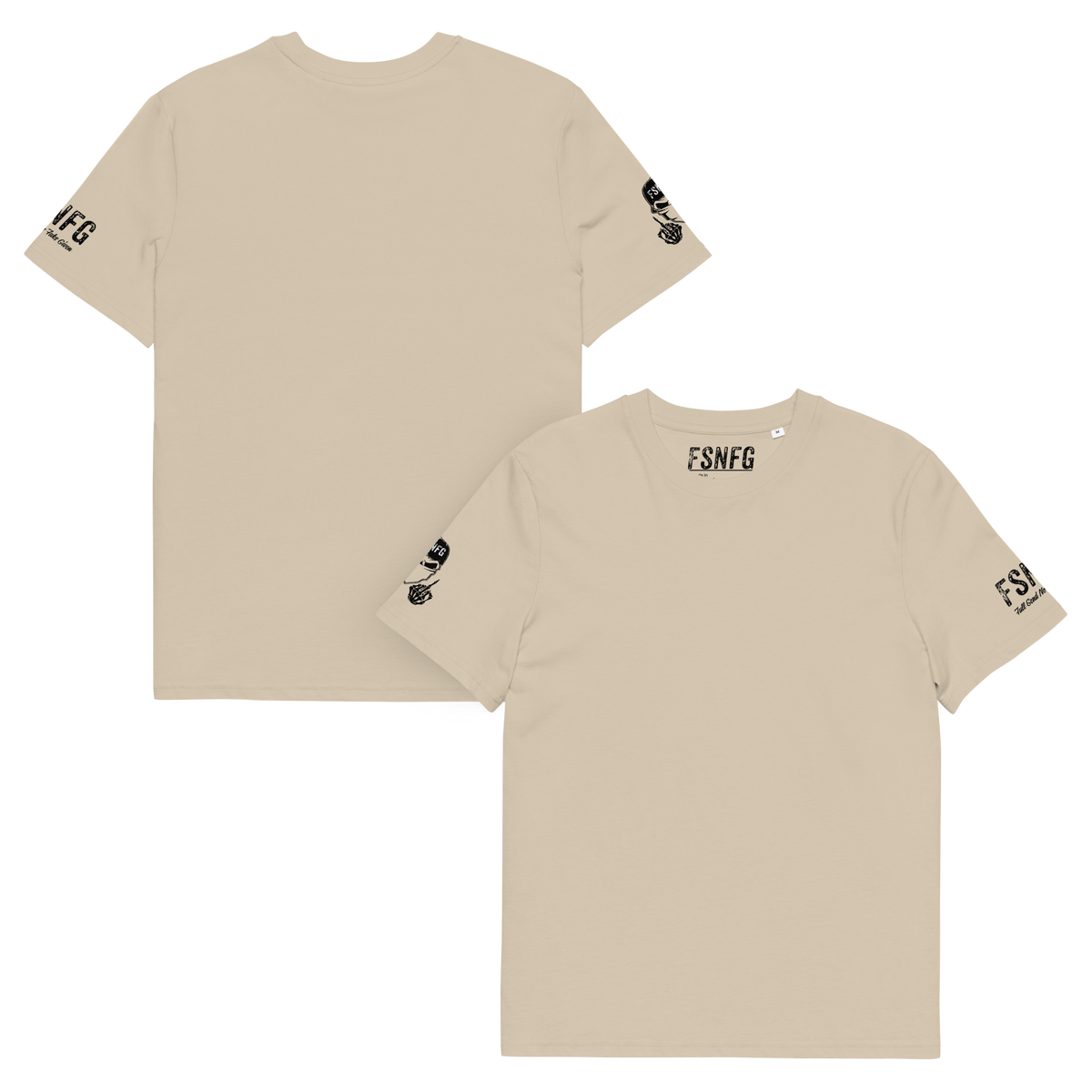 Ladies Basic Black Logo Tee