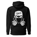 Retro White Logo Hoodie