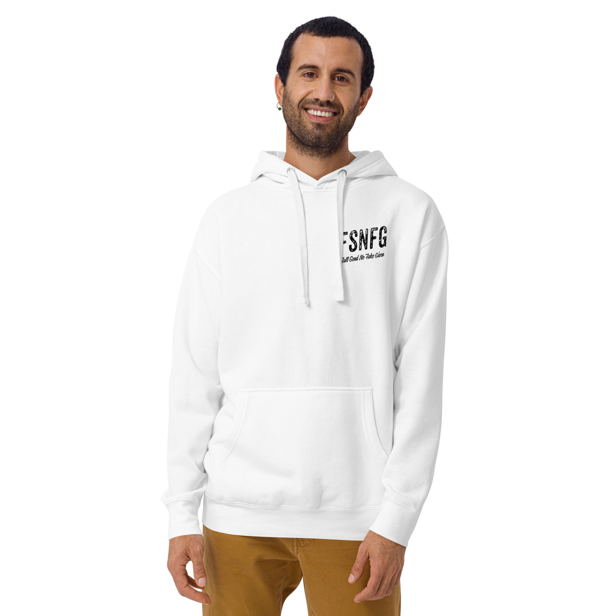 Retro Black Logo Hoodie