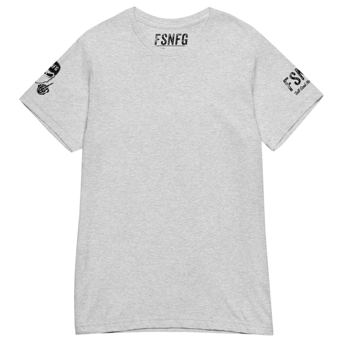Ladies Fitted Basic Black Logo Tee